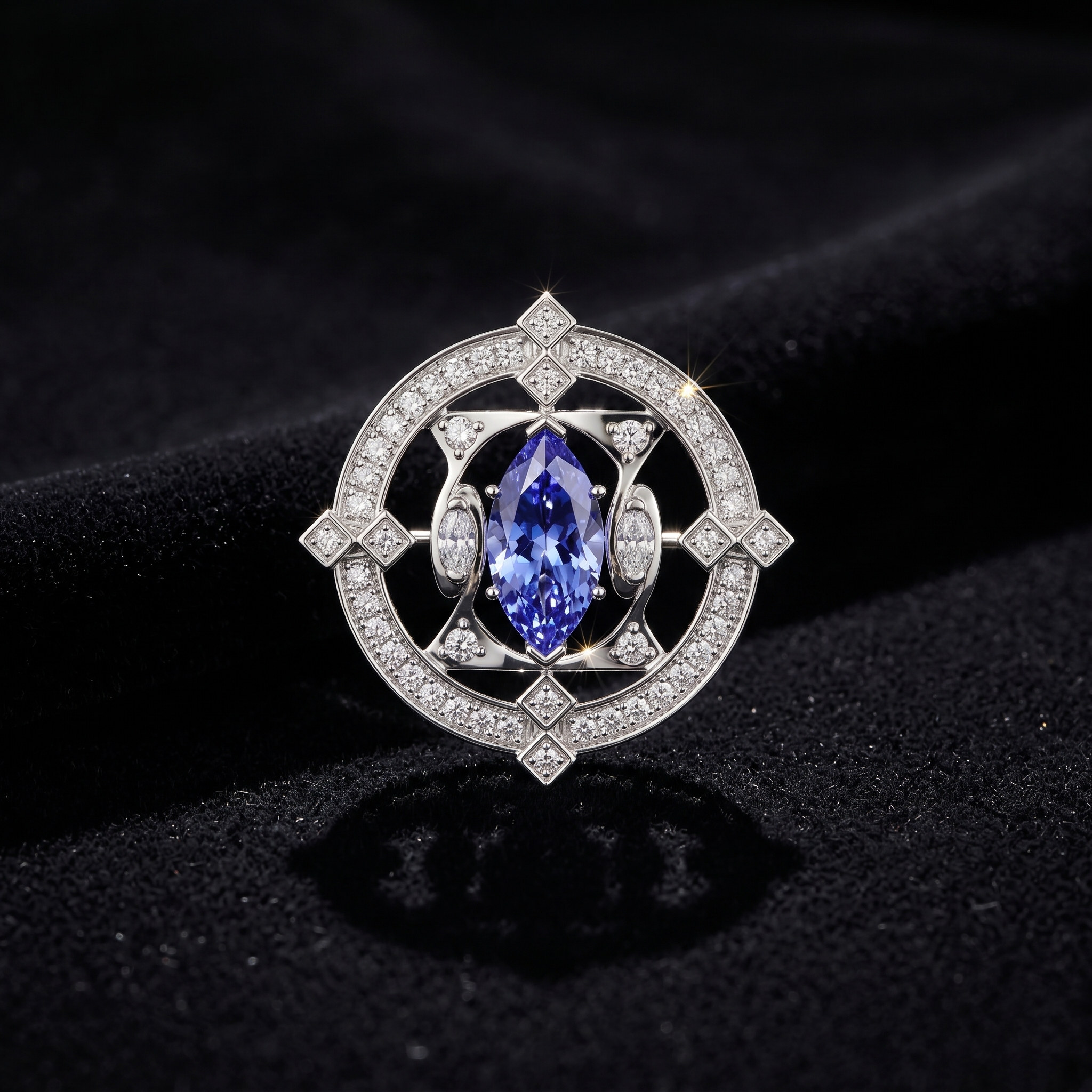 Blue Marquise