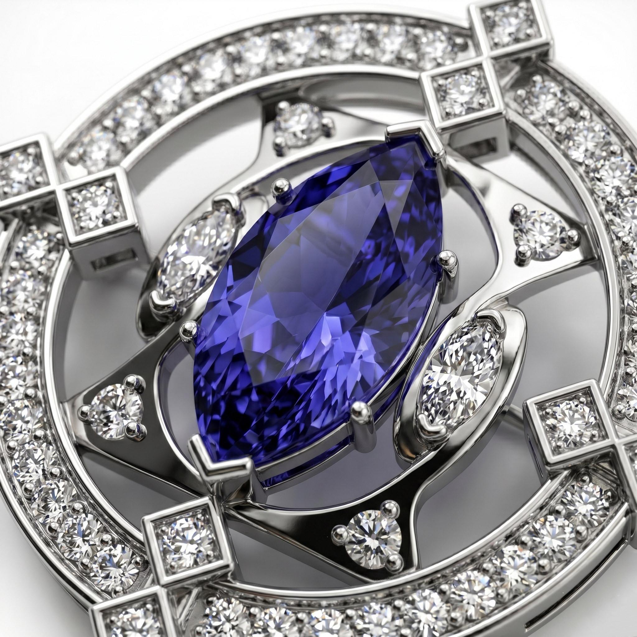 Blue Marquise, view 4