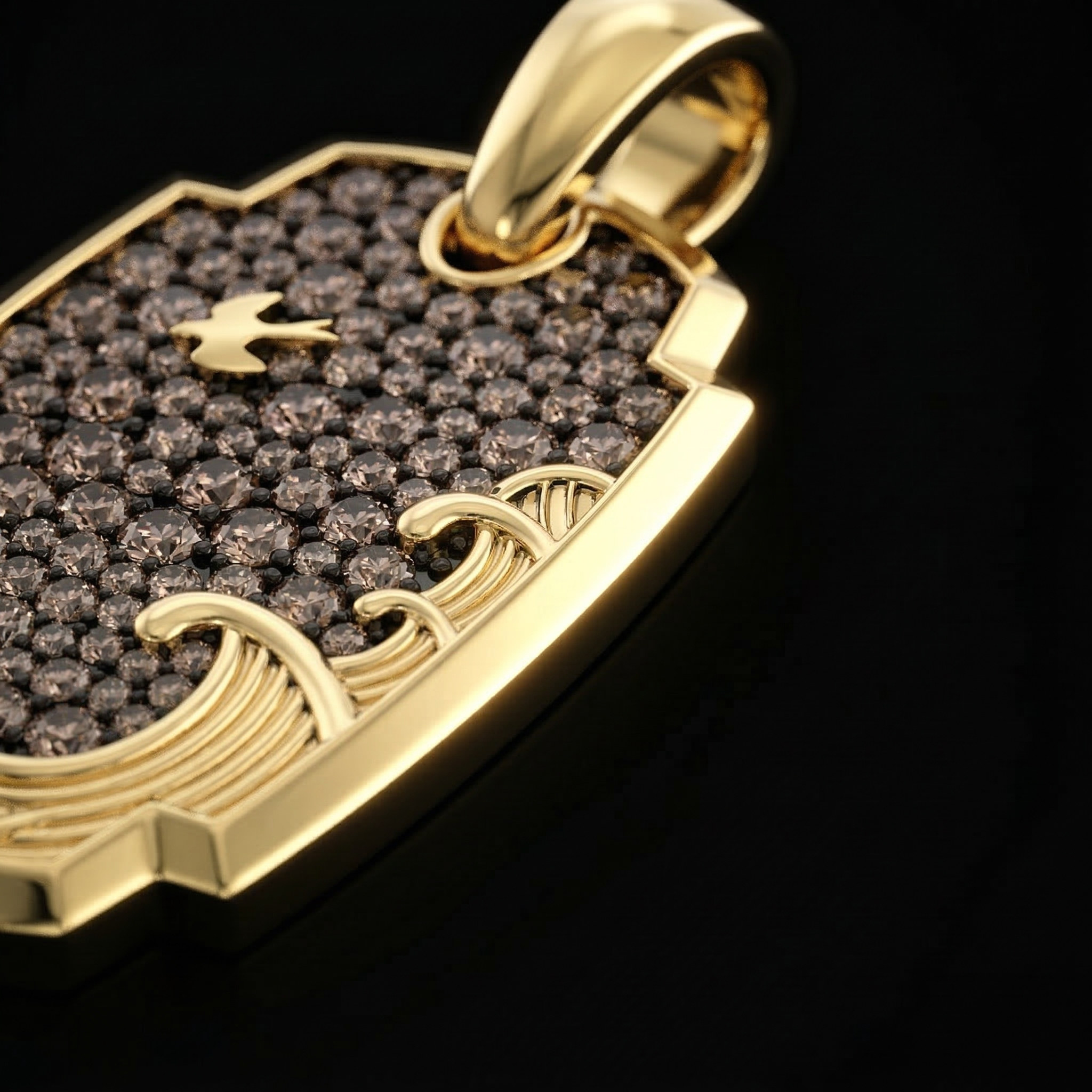 Crest Pendant, view 3
