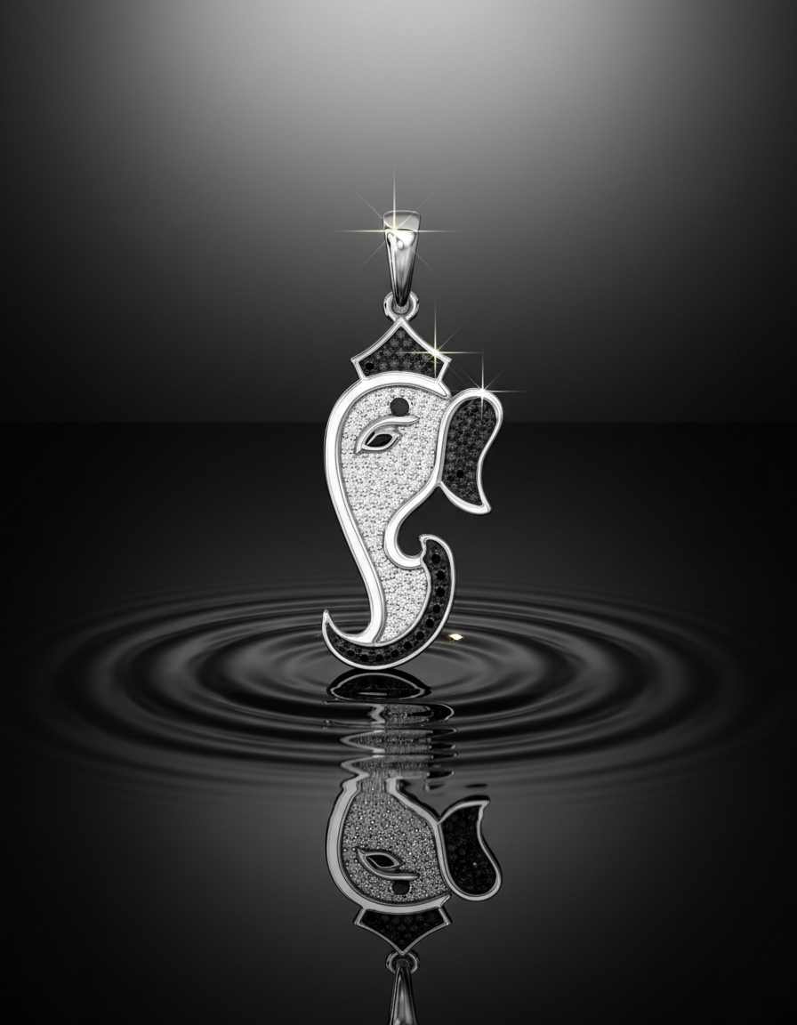 Ganesh Pendant, view 3