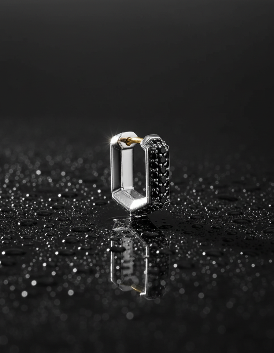 The Pulse Hoop (Streamlined Hoop Earring), view 5