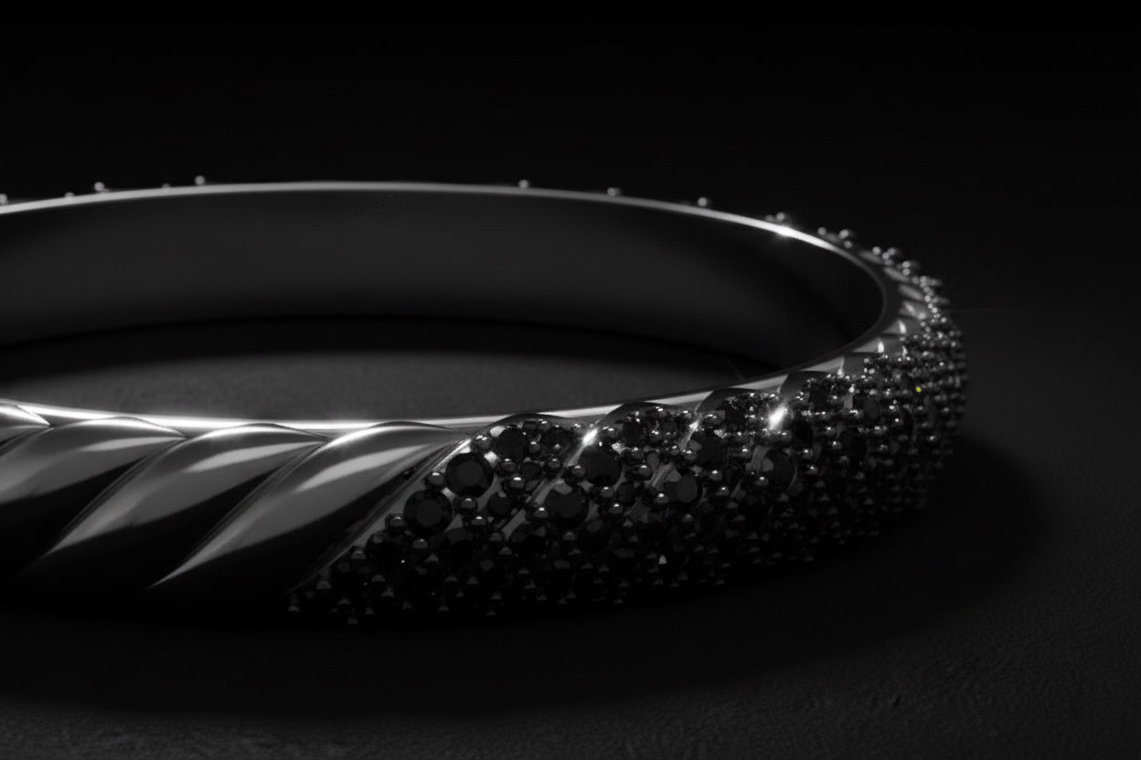 The Torque Kada (Cable Cuff-Style Bracelet), view 4